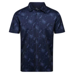 Stromberg Men's Etna Print Stretch Golf Polo Shirt