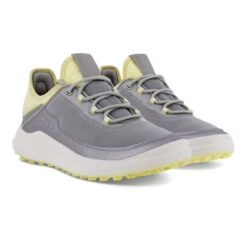 ECCO Ladies Core Mesh Spikeless Golf Shoes -Best Golf Shop 398659 Concrete Sherbet ECCO Core Mesh Ladies Shoes 8