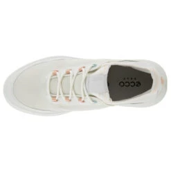 ECCO Ladies Core Mesh Spikeless Golf Shoes -Best Golf Shop 398659 White Peach ECCO Core Mesh Ladies Shoes 3