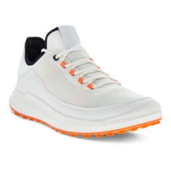 ECCO Men's Hybrid Mesh Core Spikeless Golf Shoes -Best Golf Shop 398670 White Calendula ECCO Hybrid Mesh Core Shoes 5