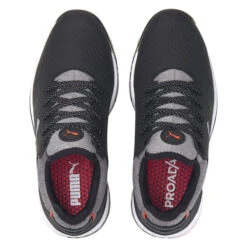 PUMA Golf PUMA Ladies PROADAPT ALPHACAT Waterproof Spikeless Golf Shoes -Best Golf Shop 399566 Black Silver HotCoral PUMA Golf PROADAPT ALPHACAT Ladies Shoes 3