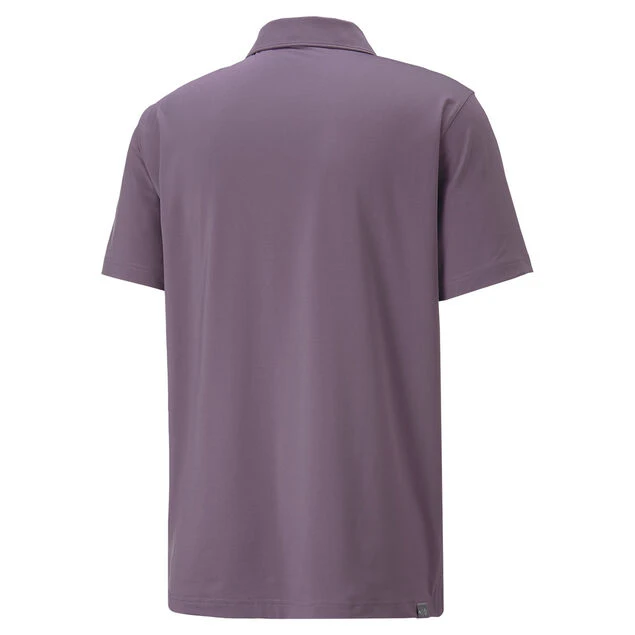PUMA Men's MATTR Canyon Stretch Golf Polo Shirt PUMA Golf PUMA Men's MATTR Canyon Stretch Golf Polo Shirt -Best Golf Shop 399678 Purple Charcoal Black PUMA Golf MATTR Canyon Polo Shirt 2