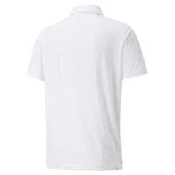 PUMA Golf PUMA Men's MATTR Canyon Stretch Golf Polo Shirt 20 PUMA Golf PUMA Men's MATTR Canyon Stretch Golf Polo Shirt -Best Golf Shop 399678 White Coral Cobalt PUMAGolf MATTR Canyon Polo Shirt 2