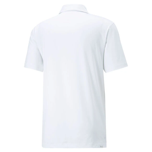 PUMA Men's MATTR Canyon Stretch Golf Polo Shirt PUMA Golf PUMA Men's MATTR Canyon Stretch Golf Polo Shirt -Best Golf Shop 399678 White Pink PUMAGolf MATTR Canyon Polo Shirt 2
