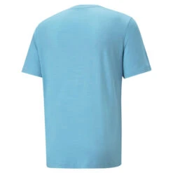 PUMA Golf PUMA Men's EGW CLOUDSPUN Pushcart Pocket Golf T-Shirt -Best Golf Shop 400229 DustyAqua PUMA Golf EGW CLOUDSPUN Pushcart Pocket T Shirt 2