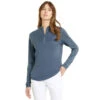 PUMA Golf PUMA Ladies Shine Half Zip Golf Midlayer -Best Golf Shop 400519 EveningSky PUMA Golf Shine Ladies Midlayer 1