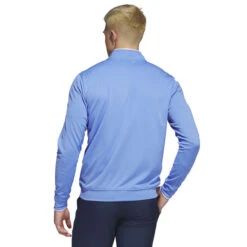 Adidas Golf Adidas Men's PRIMEGREEN UPF Half Zip Golf Midlayer -Best Golf Shop 401468 BlueFusion adidas Golf PRIMEGREEN UPF Zip Midlayer 3