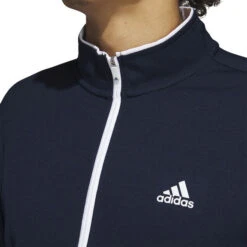 Adidas Golf Adidas Men's PRIMEGREEN UPF Half Zip Golf Midlayer -Best Golf Shop 401468 CollegiateNavy adidas Golf PRIMEGREEN UPF Zip Midlayer 4