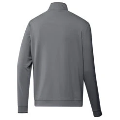 Adidas Golf Adidas Men's PRIMEGREEN UPF Half Zip Golf Midlayer -Best Golf Shop 401468 Grey Black adidas Golf PRIMEGREEN UPF Zip Midlayer 2