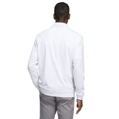 Adidas Golf Adidas Men's PRIMEGREEN UPF Half Zip Golf Midlayer -Best Golf Shop 401468 White adidas Golf PRIMEGREEN UPF Zip Midlayer 2a