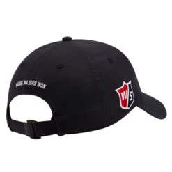 Wilson Men's Pro Tour Golf Cap -Best Golf Shop 401787 Black White Wilson Staff Pro Tour Cap 2