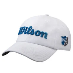 Wilson Men's Pro Tour Golf Cap -Best Golf Shop 401787 White Navy Wilson Staff Pro Tour Cap 1