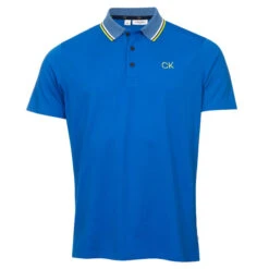 Calvin Klein Men's Monterey Stretch Golf Polo Shirt 14 Calvin Klein Men's Monterey Stretch Golf Polo Shirt -Best Golf Shop 401885 OceanBlue Calvin Klein Monterey Polo Shirt 1
