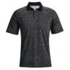 Under Armour Men's Iso-Chill Stretch Golf Polo Shirt -Best Golf Shop 402392 Black Under Armour Iso Chill Polo Shirt 1