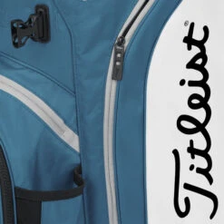 Titleist Hybrid 5 Golf Stand Bag -Best Golf Shop 402612 Ink White Grey Titleist Hybrid 5 Stand Bag 6