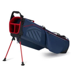 Callaway Golf Par 3 Double Strap Pencil Bag -Best Golf Shop 402634 Navy Red Callaway Golf Par 3 Double Strap Pencil Bag 2