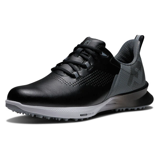 FootJoy Men's Fuel Waterproof Spikeless Golf Shoes FootJoy Men's Fuel Waterproof Spikeless Golf Shoes -Best Golf Shop 402928 Black Charcoal Silver FootJoy Fuel Shoes 4