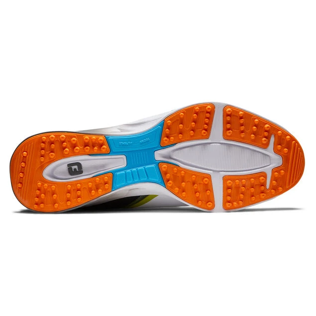 FootJoy Men's Fuel Waterproof Spikeless Golf Shoes FootJoy Men's Fuel Waterproof Spikeless Golf Shoes -Best Golf Shop 402928 White Black Orange FootJoy Fuel Shoes 3