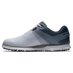 FootJoy Men's Pro SL Sport Waterproof Spikeless Golf Shoes -Best Golf Shop 403039 White Blue Red FootJoy Pro SL Sport Shoes 2022 2