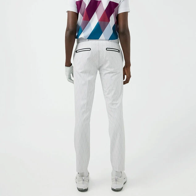 J.Lindeberg Men's Active Argyle Stretch Golf Trousers J.Lindeberg Men's Active Argyle Stretch Golf Trousers -Best Golf Shop 403421 White JLindeberg Active Argyle Trousers 2