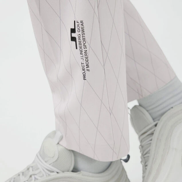 J.Lindeberg Men's Active Argyle Stretch Golf Trousers J.Lindeberg Men's Active Argyle Stretch Golf Trousers -Best Golf Shop 403421 White JLindeberg Active Argyle Trousers 4
