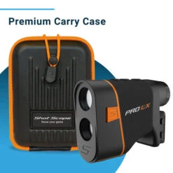 Shot Scope PRO LX+ Laser, GPS & Shot Tracking -Best Golf Shop 403440 Orange Shot Scope PRO LX Rangefinder 5