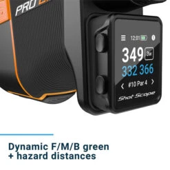 Shot Scope PRO LX+ Laser, GPS & Shot Tracking -Best Golf Shop 403440 Orange Shot Scope PRO LX Rangefinder 9d