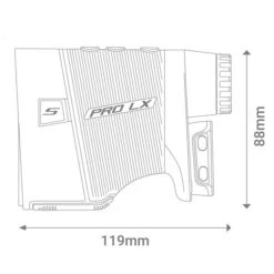 Shot Scope PRO LX+ Laser, GPS & Shot Tracking -Best Golf Shop 403440 Orange Shot Scope PRO LX Rangefinder 9j