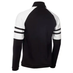 Calvin Klein Men's Astra Half Zip Golf Midlayer -Best Golf Shop 403658 Black White Klein Tech Midlayer 2