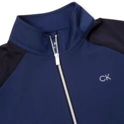 Calvin Klein Men's Astra Half Zip Golf Midlayer -Best Golf Shop 403658 Ink Navy Calvin Klein Tech Midlayer 3