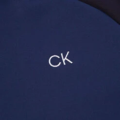Calvin Klein Men's Astra Half Zip Golf Midlayer -Best Golf Shop 403658 Ink Navy Calvin Klein Tech Midlayer 5