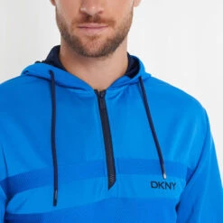 DKNY Men's Homecrest Golf Hoodie -Best Golf Shop 403824 OceanBlue DKNY Homecrest Hoodie Midlayer 5