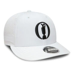 New Era Men's Perforated LP9Fifty The Open Golf Cap 4 New Era Men's Perforated LP9Fifty The Open Golf Cap -Best Golf Shop 403831 white 3