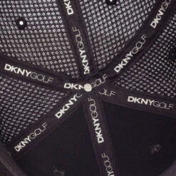 DKNY Men's Mesh Golf Cap -Best Golf Shop 403923 Charcoal Black DKNY Mesh Cap 3