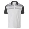 Stuburt Men's Chambers Stretch Golf Polo Shirt -Best Golf Shop 404125 White Black Grey Stuburt Chambers Polo Shirt 1