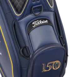 Titleist The 150th Open Tour Bag 8 Titleist The 150th Open Tour Bag -Best Golf Shop 404429 Navy Gold Titleist The Open Tour Bag 7