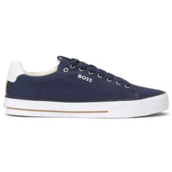 Hugo Boss Men's Aiden Cotton-Canvas Golf Trainers
