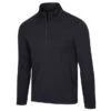 Greg Norman Men's Utility Half Zip Golf Midlayer -Best Golf Shop 405208 Black Greg Norman Mens Utility Quarter Zip Midlayer 1