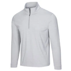 Greg Norman Men's Utility Half Zip Golf Midlayer -Best Golf Shop 405208 SharkGrey Greg Norman Mens Utility Quarter Zip Midlayer 1