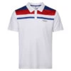 Stromberg Men's Panel WC Golf Polo Shirt -Best Golf Shop 407448 stromberg panel polo white red 1