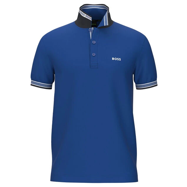 Hugo Boss Men's Paddy Breathable Golf Polo Shirt Hugo Boss Men's Paddy Breathable Golf Polo Shirt -Best Golf Shop 408139 MediumBlue Hugo Boss Mens Paddy Polo Shirt 1 1