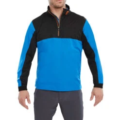 FootJoy Men's Hydroknit Waterproof Half Zip Golf Mid Layer