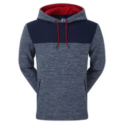 FootJoy Men's Thermal Golf Hoodie 13 FootJoy Men's Thermal Golf Hoodie -Best Golf Shop 408557 Navy Red FootJoy Mens Thermal Golf Hoodie 1