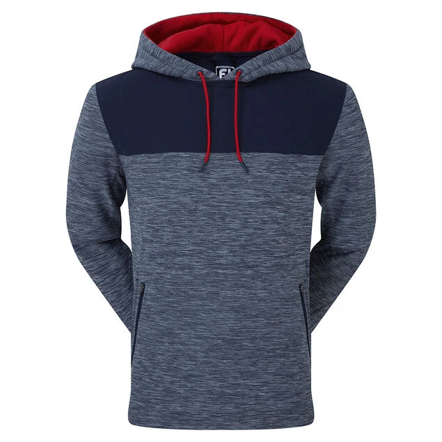 FootJoy Men's Thermal Golf Hoodie FootJoy Men's Thermal Golf Hoodie -Best Golf Shop 408557 Navy Red FootJoy Mens Thermal Golf Hoodie 1