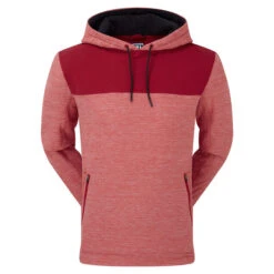 FootJoy Men's Thermal Golf Hoodie 18 FootJoy Men's Thermal Golf Hoodie -Best Golf Shop 408557 Red Black FootJoy Mens Thermal Golf Hoodie 1