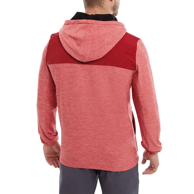 FootJoy Men's Thermal Golf Hoodie FootJoy Men's Thermal Golf Hoodie -Best Golf Shop 408557 Red Black FootJoy Mens Thermal Golf Hoodie 4