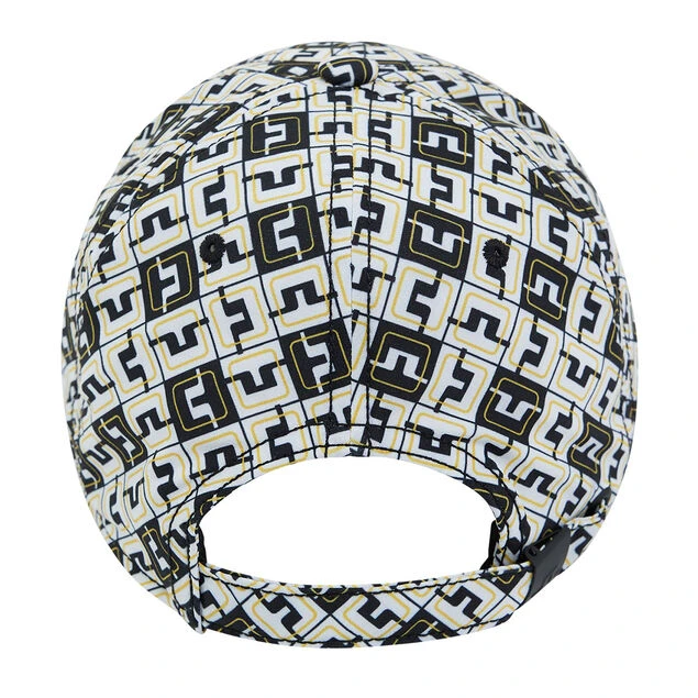 J.Lindeberg Men's Gilbert Print Golf Cap J.Lindeberg Men's Gilbert Print Golf Cap -Best Golf Shop 409544 Black Monogram J Lindeberg Mens Gilbert Print Cap 2