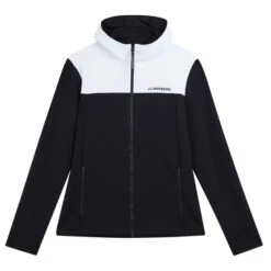 J.Lindeberg Men's Jeff Hood Midlayer -Best Golf Shop 409591 Black JLindeberg Mens Jeff Hood Midlayer 1