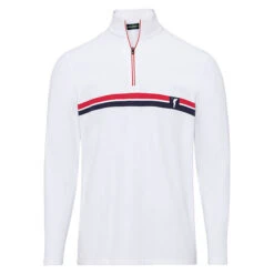 GOLFINO Men's Chest Stripe Midlayer