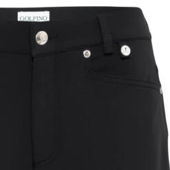 GOLFINO Ladies Sabrina Golf Trousers 7 GOLFINO Ladies Sabrina Golf Trousers -Best Golf Shop 410573 Black GOLFINO Ladies Sabrina Trousers 3 1